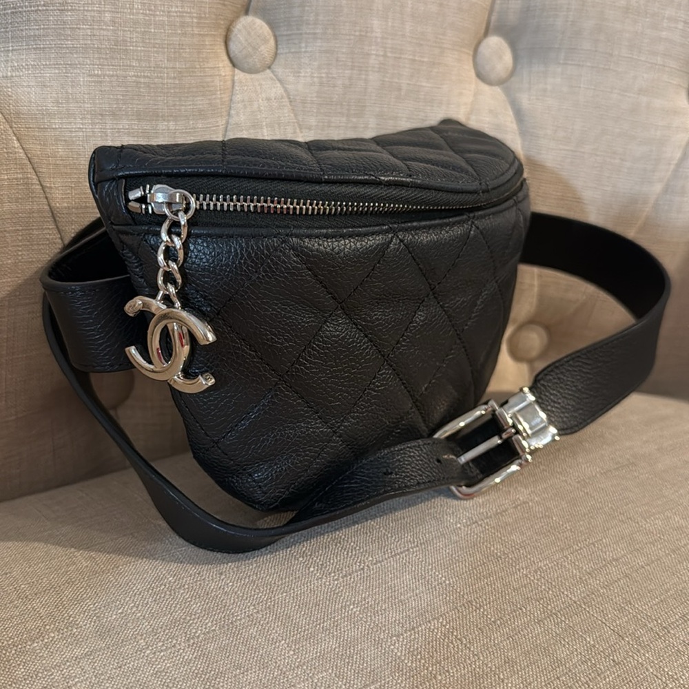 Chanel Quilted Leather Bum Bag